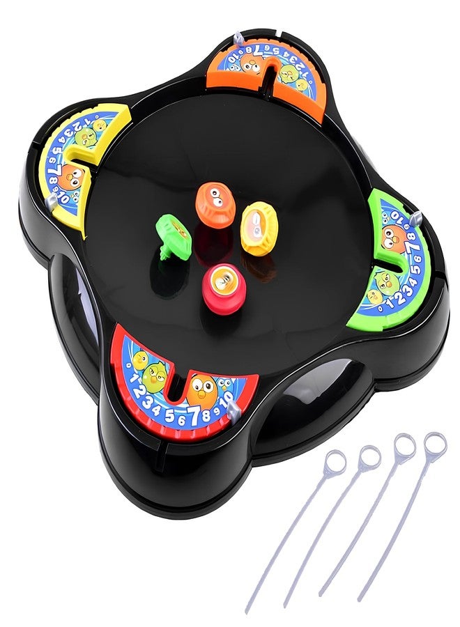 RAINBOW RIDERS Cool Top Spinning Battle Game with Funny Emoji Launchers Classic Super Disk 4 Spinners for Kids and Adults Perfect Party Fun Stress Relief Toy for Ages 3+ - Image 5